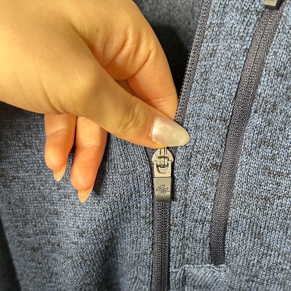 Eddie Baur Navy Blue Fleece Pullover - Picture 5 of 6